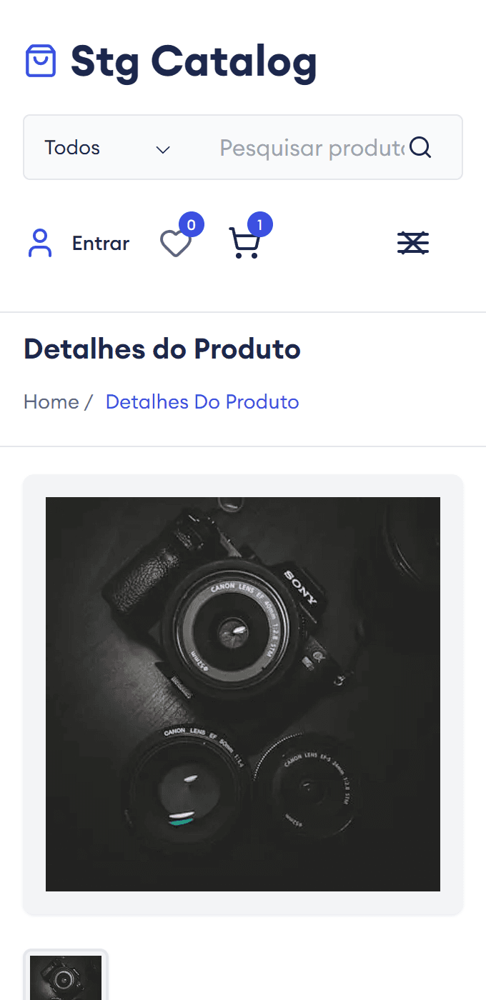 Mobile application mockup 1