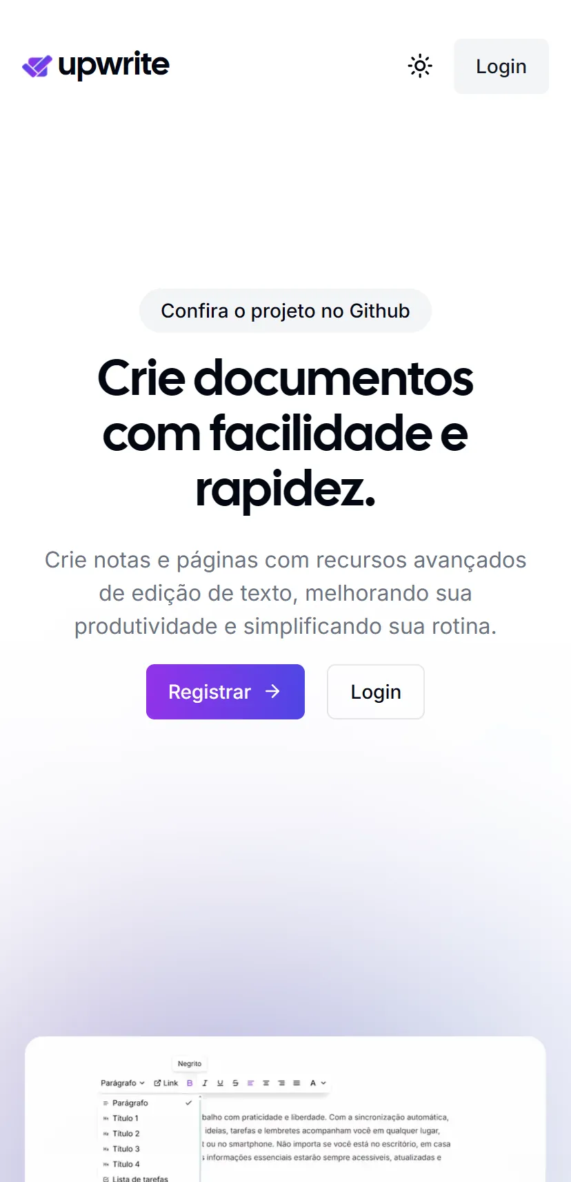 Mobile application mockup 1