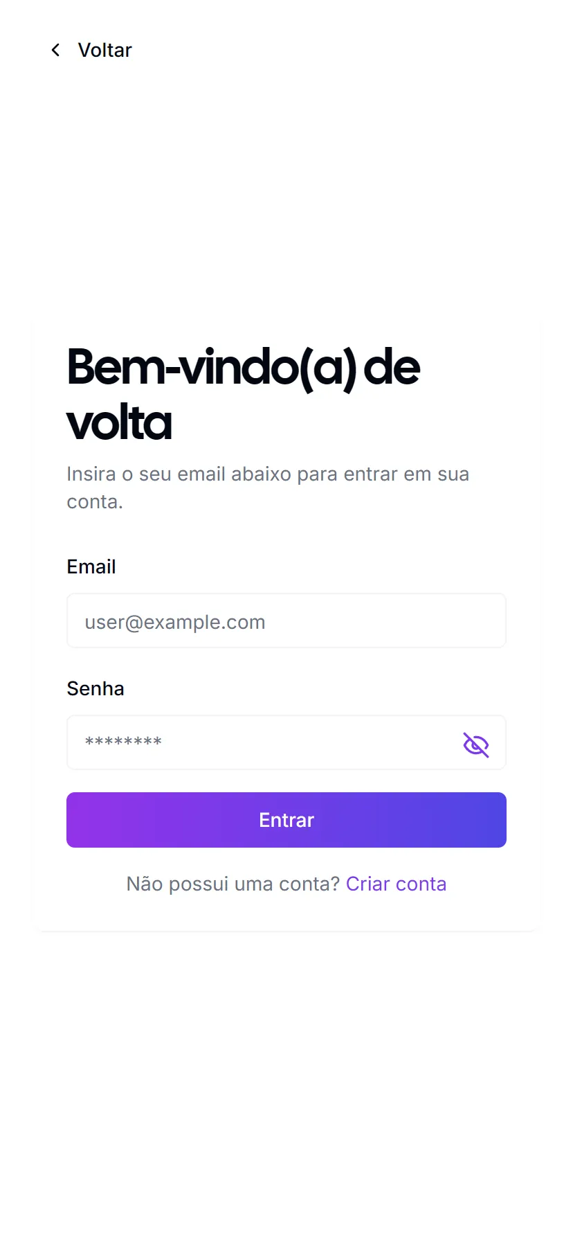 Mobile application mockup 3